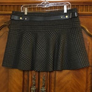 Belstaff Wool Tartan Skirt NWT